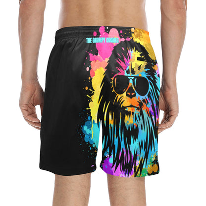 Star Wars - Ladies Love Cool Chewie Men's Mid-Length Beach Shorts