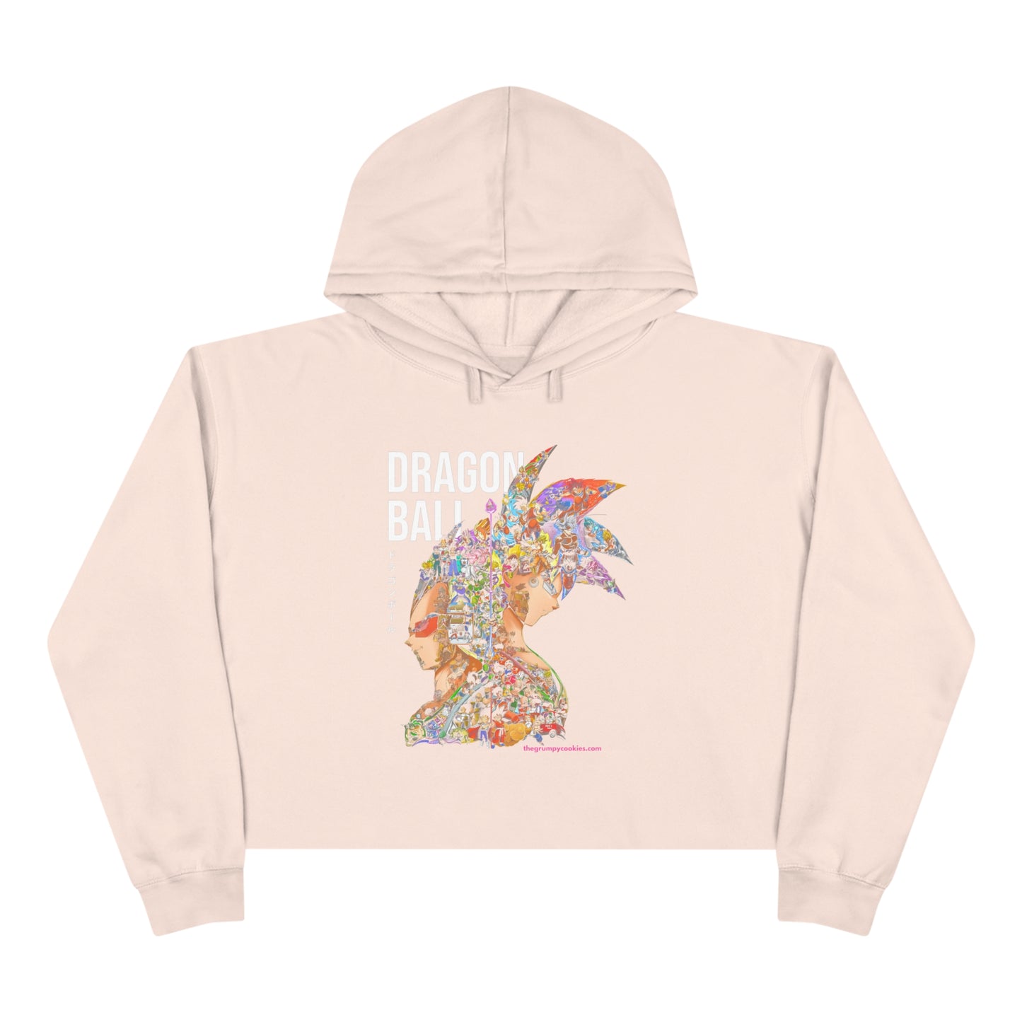 Dragon Ball Z Vegeta & Goku Crop Hoodie