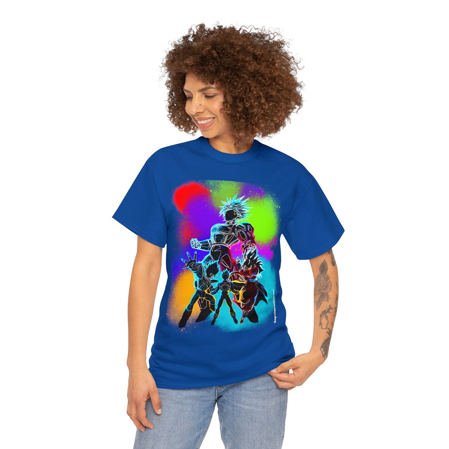 Dragon Ball Z Technicolor Unisex Heavy Cotton Tee