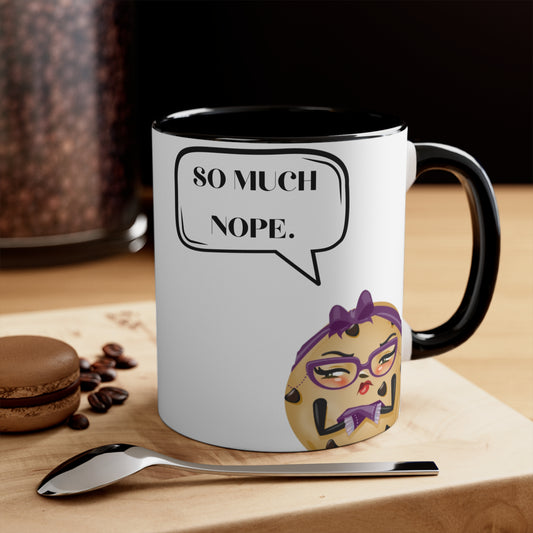 So Much Nope Accent Coffee Mug, 11oz