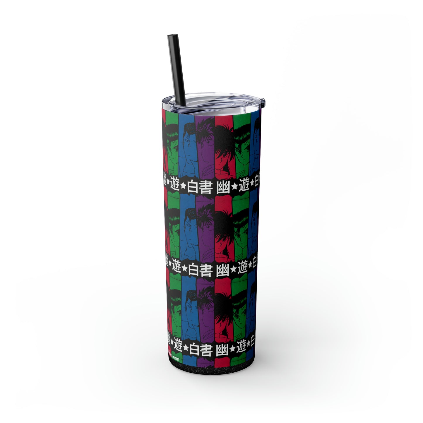 Yu Yu Hakusho Skinny Tumbler with Straw, 20oz