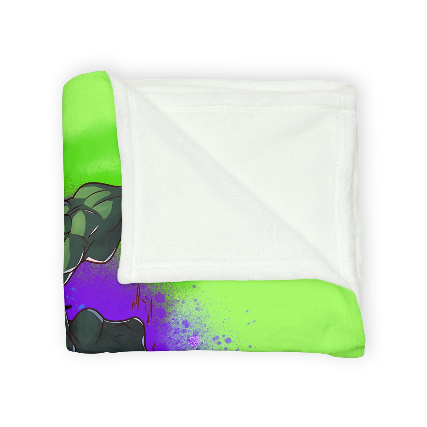 Hulk Loves Black Widow Soft Polyester Blanket