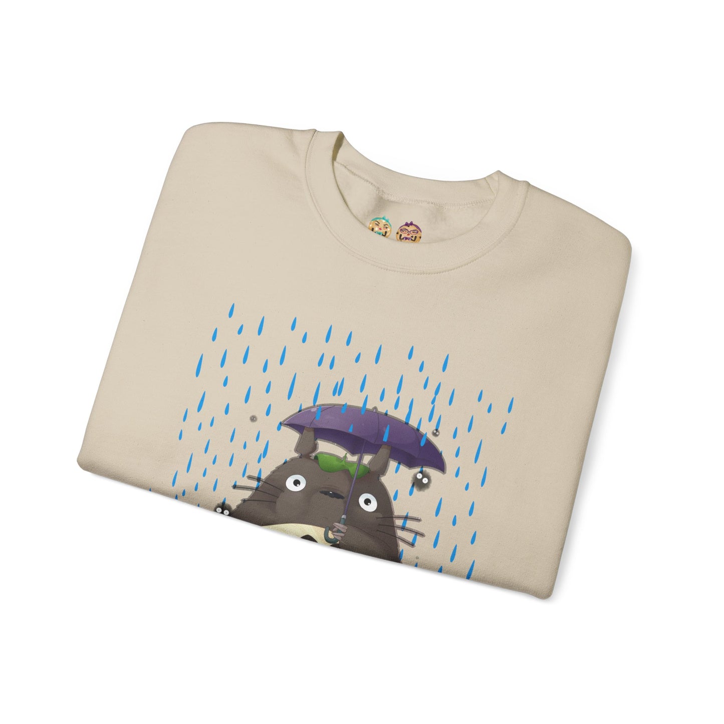 Totoro in the Rain Unisex Heavy Blend™ Crewneck Sweatshirt