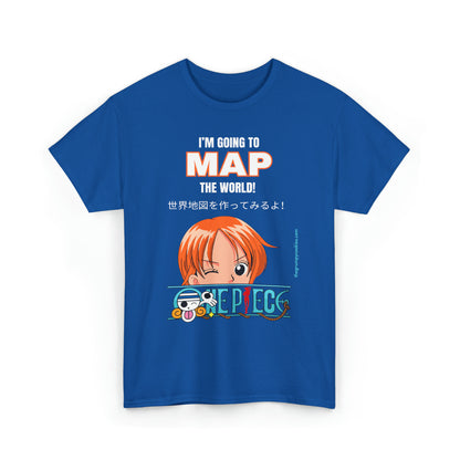 Map the World Unisex Heavy Cotton Tee