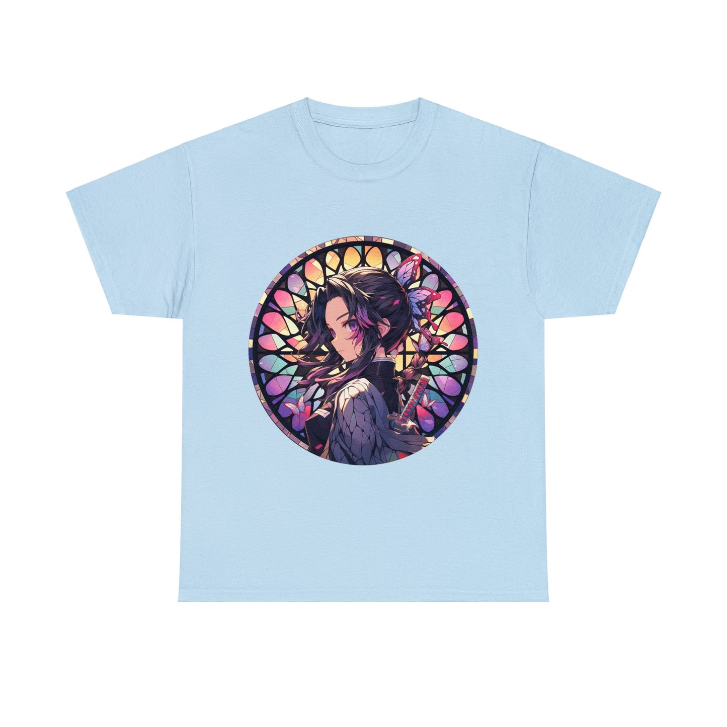 Stained Glass Shinobu Kocho Series Unisex Heavy Cotton Tee