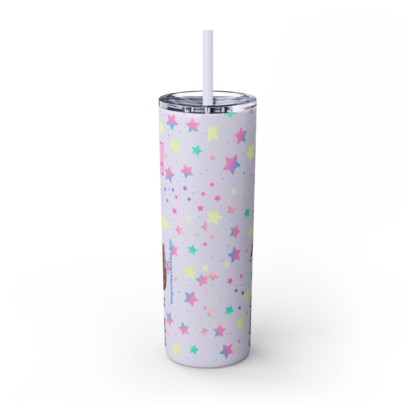 Chopper Skinny Tumbler with Straw, 20oz