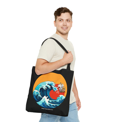 Riding the Wave Tote Bag