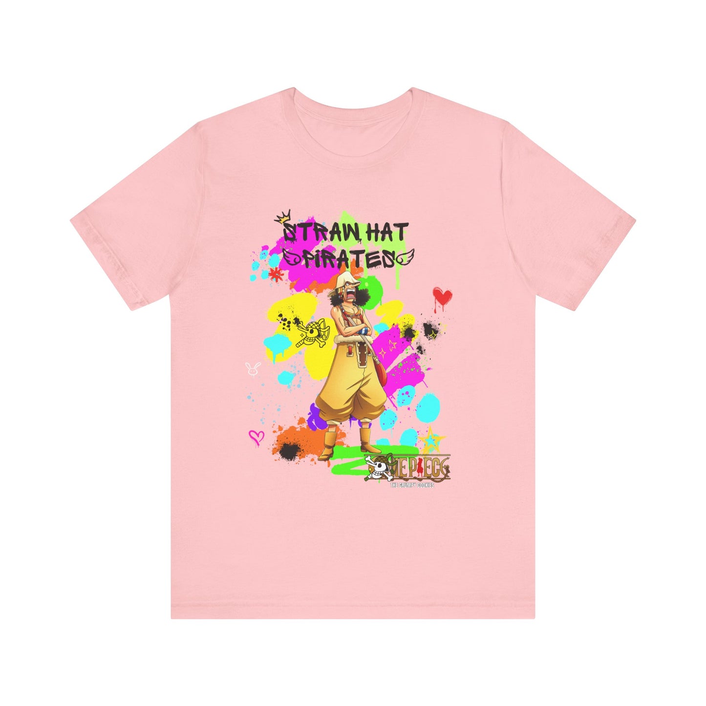One Piece - Graffiti Usopp  Unisex Jersey Short Sleeve Tee