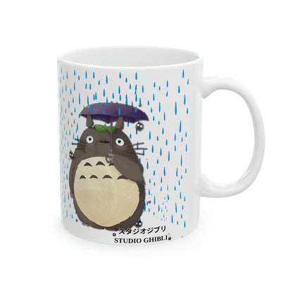 Totoro in the Rain Ceramic Mug, 11oz