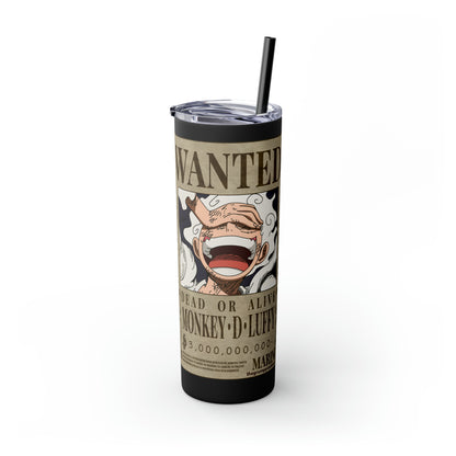 Luffy Fifth Gear Skinny Tumbler with Straw, 20oz