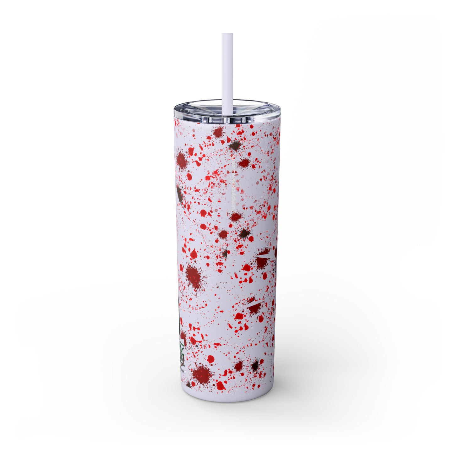 Zoro Nothing Happened Skinny Tumbler with Straw, 20oz