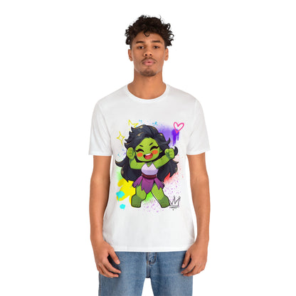 She Hulk Jersey Short Sleeve Tee