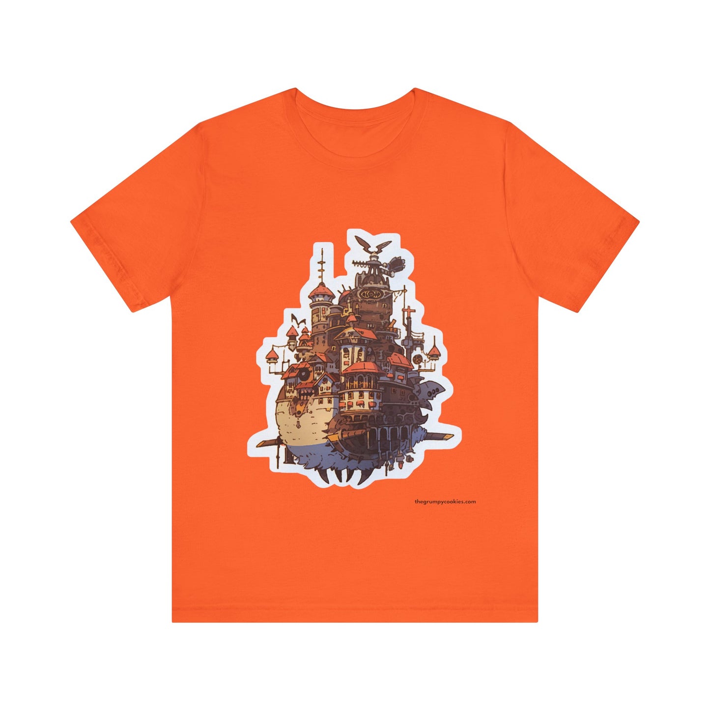 Howl's Moving Castle Jersey Short Sleeve Tee