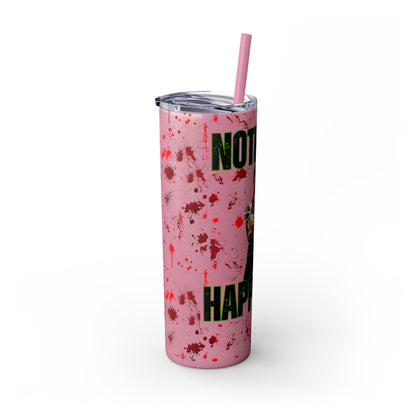 One Piece - Zoro Nothing Happened Skinny Tumbler with Straw, 20oz
