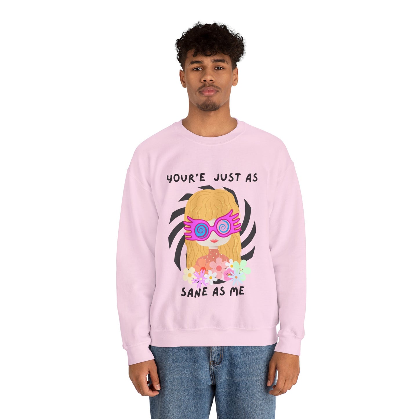 Just as Sane Unisex Heavy Blend™ Crewneck Sweatshirt