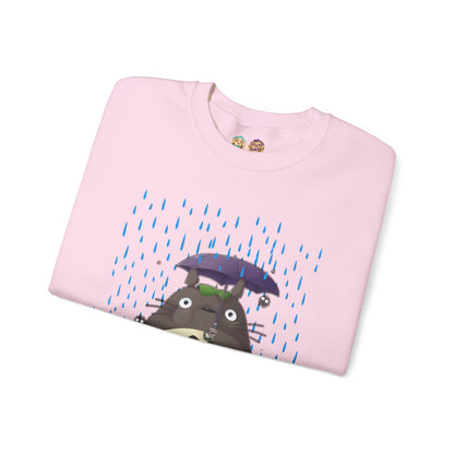 Totoro in the Rain Unisex Heavy Blend™ Crewneck Sweatshirt