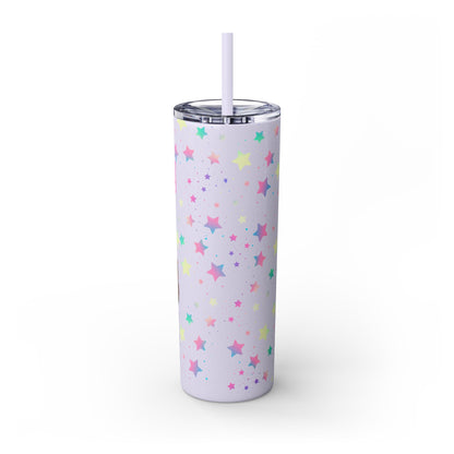One Piece - Chopper Loves Cotton Candy Skinny Tumbler with Straw, 20oz