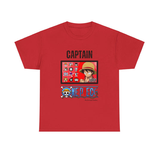 Captain Luffy Unisex Heavy Cotton Tee