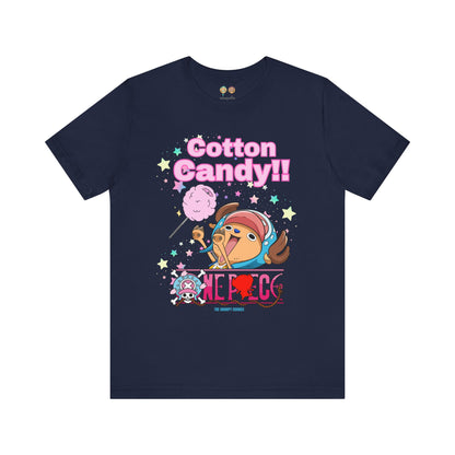 One Piece - Chopper Loves Cotton Candy Unisex Jersey Short Sleeve Tee