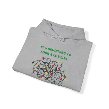 It's Beginning to Look A Lot Like. . . Unisex Heavy Blend™ Hooded Sweatshirt