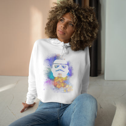 Storm Trooper Crop Hoodie