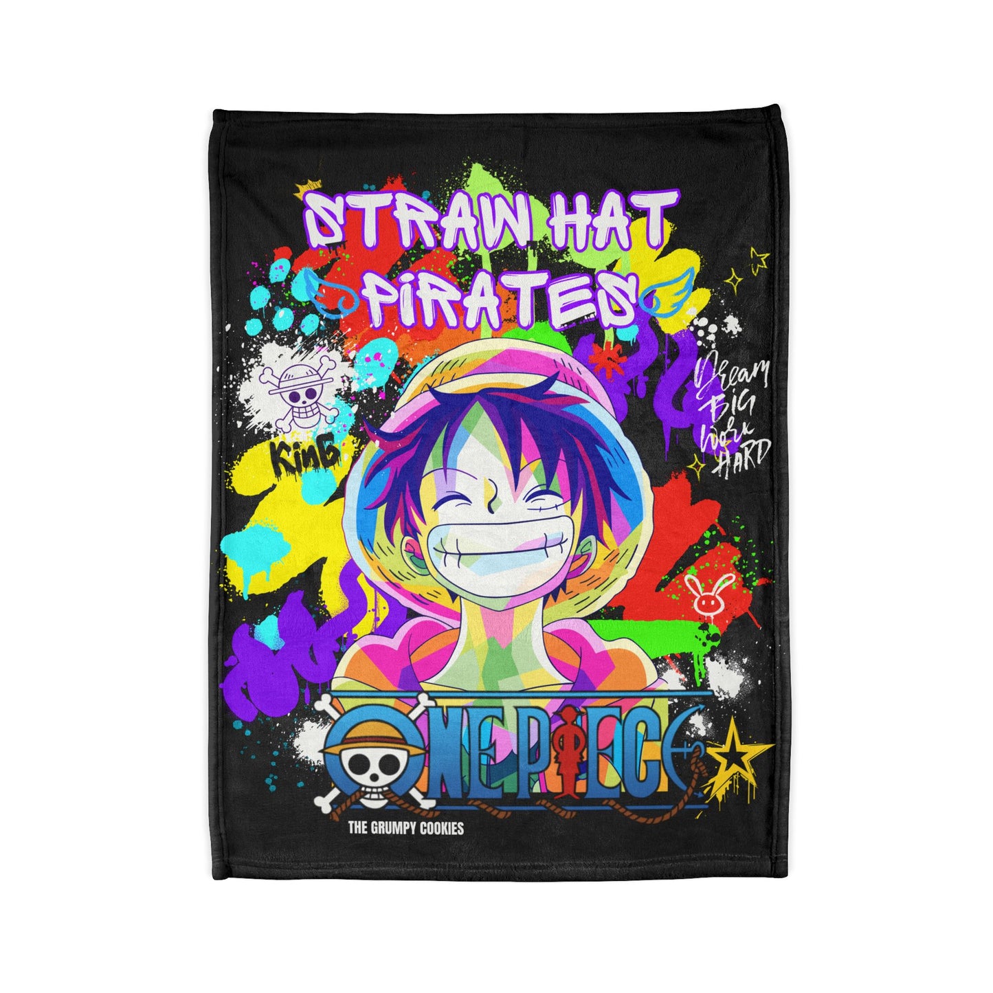 One Piece - Color Explosion Luffy Polyester Blanket