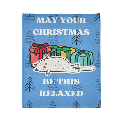 Relaxed Christmas Polyester Blanket