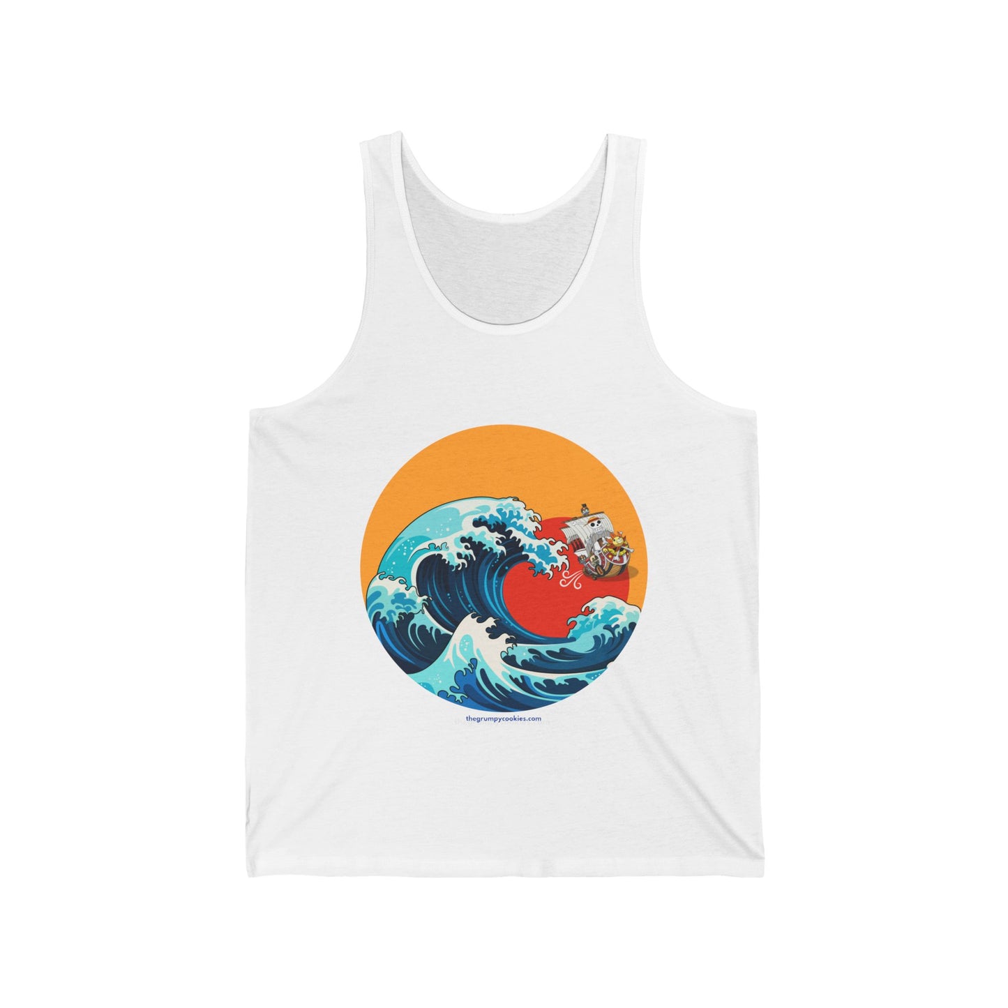 One Piece - Riding the Wave Jersey Tank