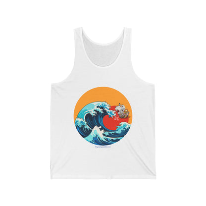 One Piece - Riding the Wave Jersey Tank