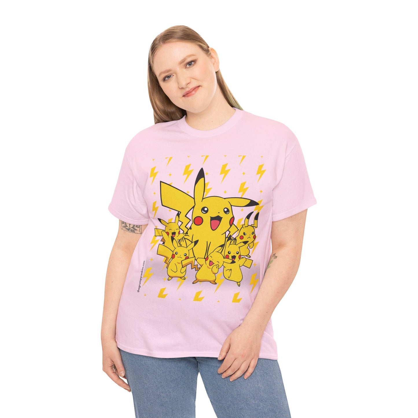 Pika Pika Pika Unisex Heavy Cotton Tee