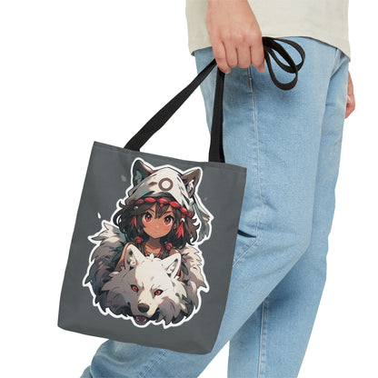 Princess Mononoke Grey Tote Bag