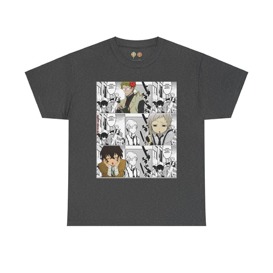 Bungo Stray Dogs - Dazai is Getting on Everyone's Nerves Unisex Heavy Cotton Tee