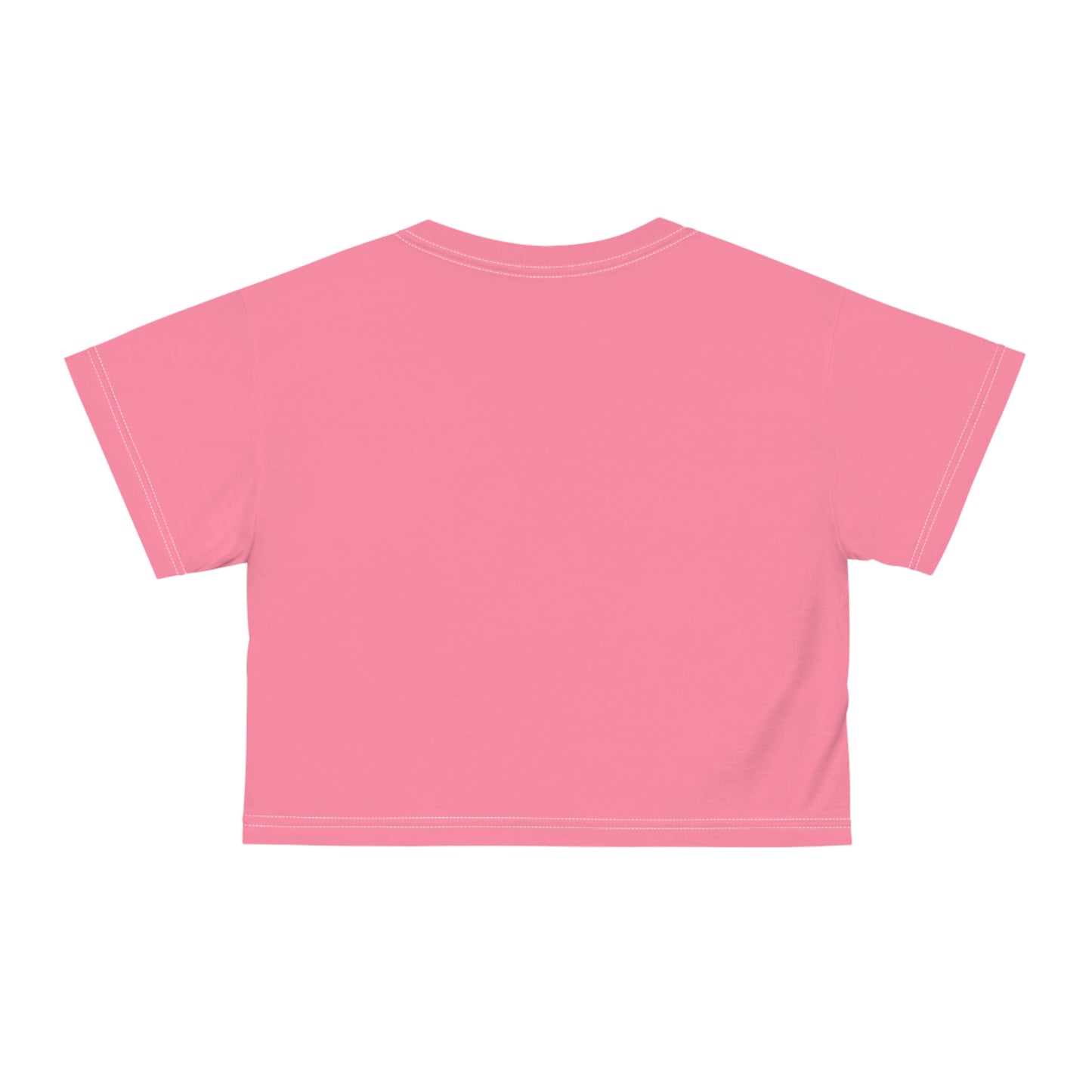 Winston The Ghost Pink Crop Tee