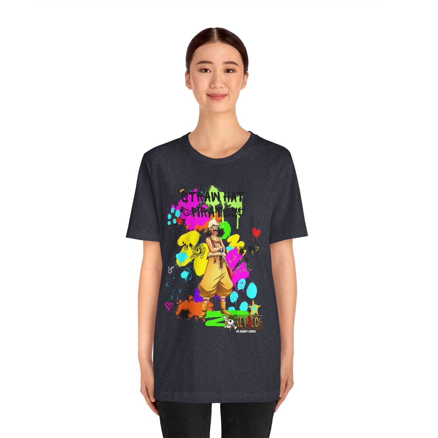 One Piece - Graffiti Usopp  Unisex Jersey Short Sleeve Tee