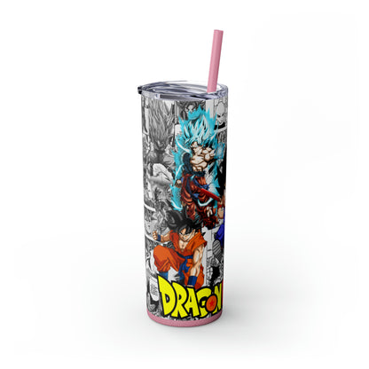 Dragon Ball Z Skinny Tumbler with Straw, 20oz