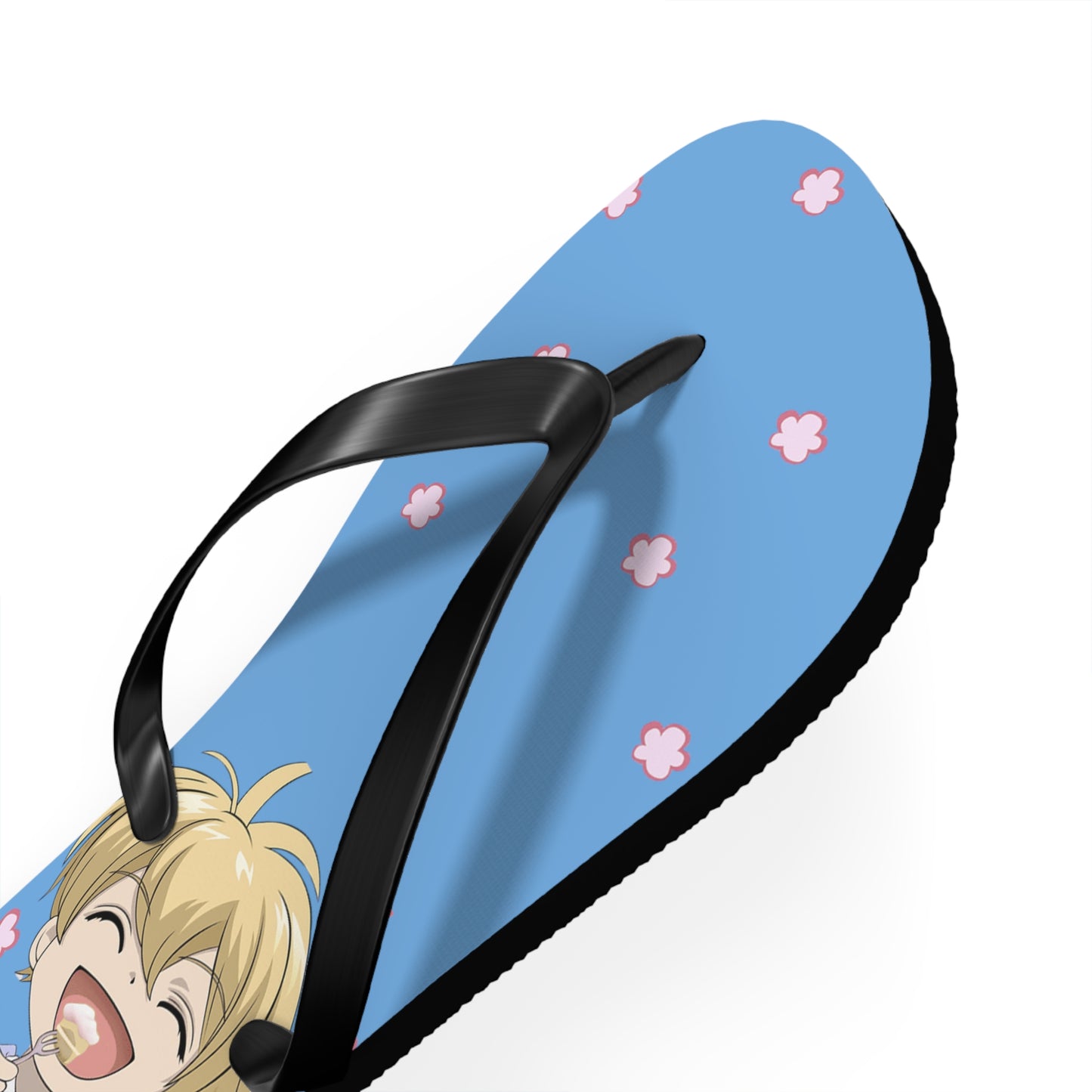 Honey-kun loves Usa-chan and Cakey Unisex Flip Flops