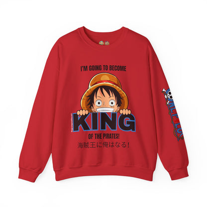 Pirate King Luffy Unisex Heavy Blend™ Crewneck Sweatshirt