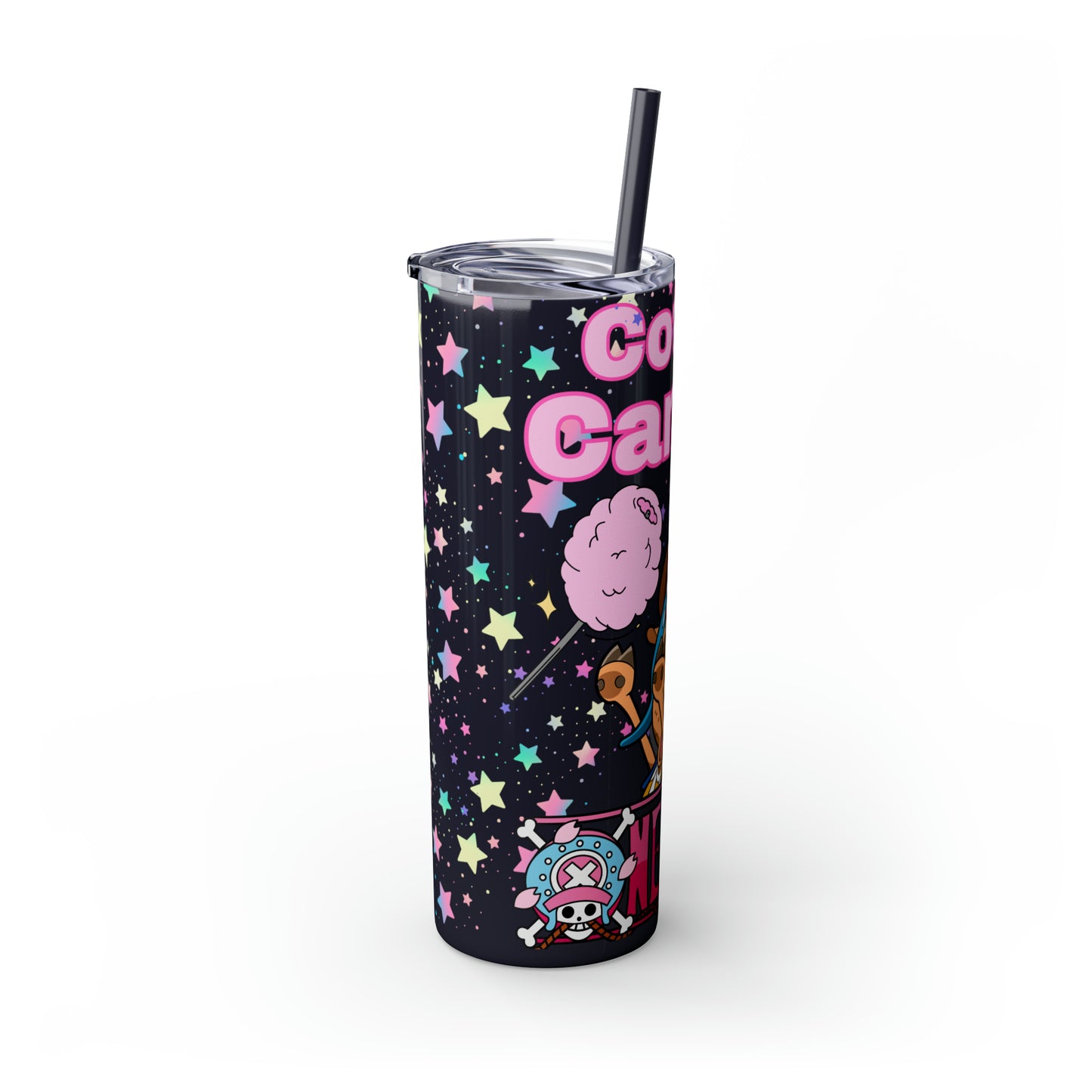 Chopper Skinny Tumbler with Straw, 20oz