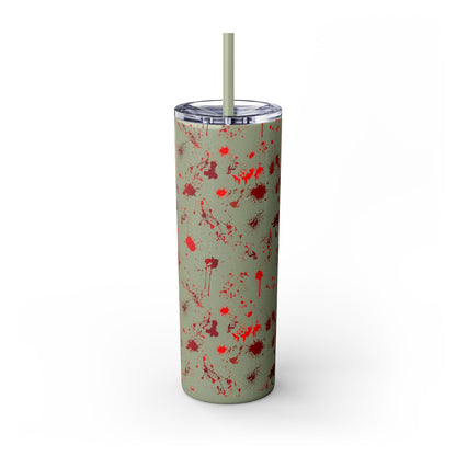 One Piece - Zoro Nothing Happened Skinny Tumbler with Straw, 20oz