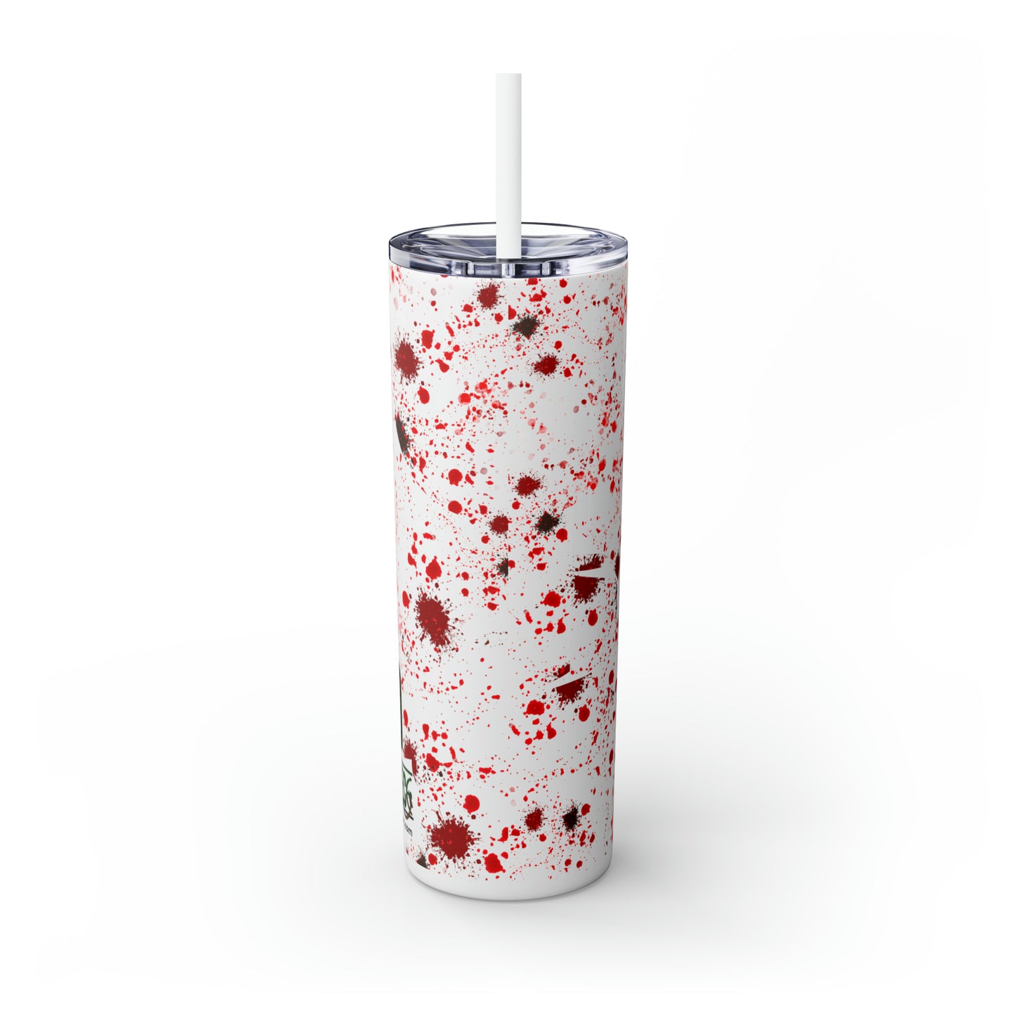 Zoro Nothing Happened Skinny Tumbler with Straw, 20oz