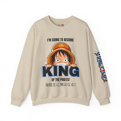 Pirate King Luffy Unisex Heavy Blend™ Crewneck Sweatshirt