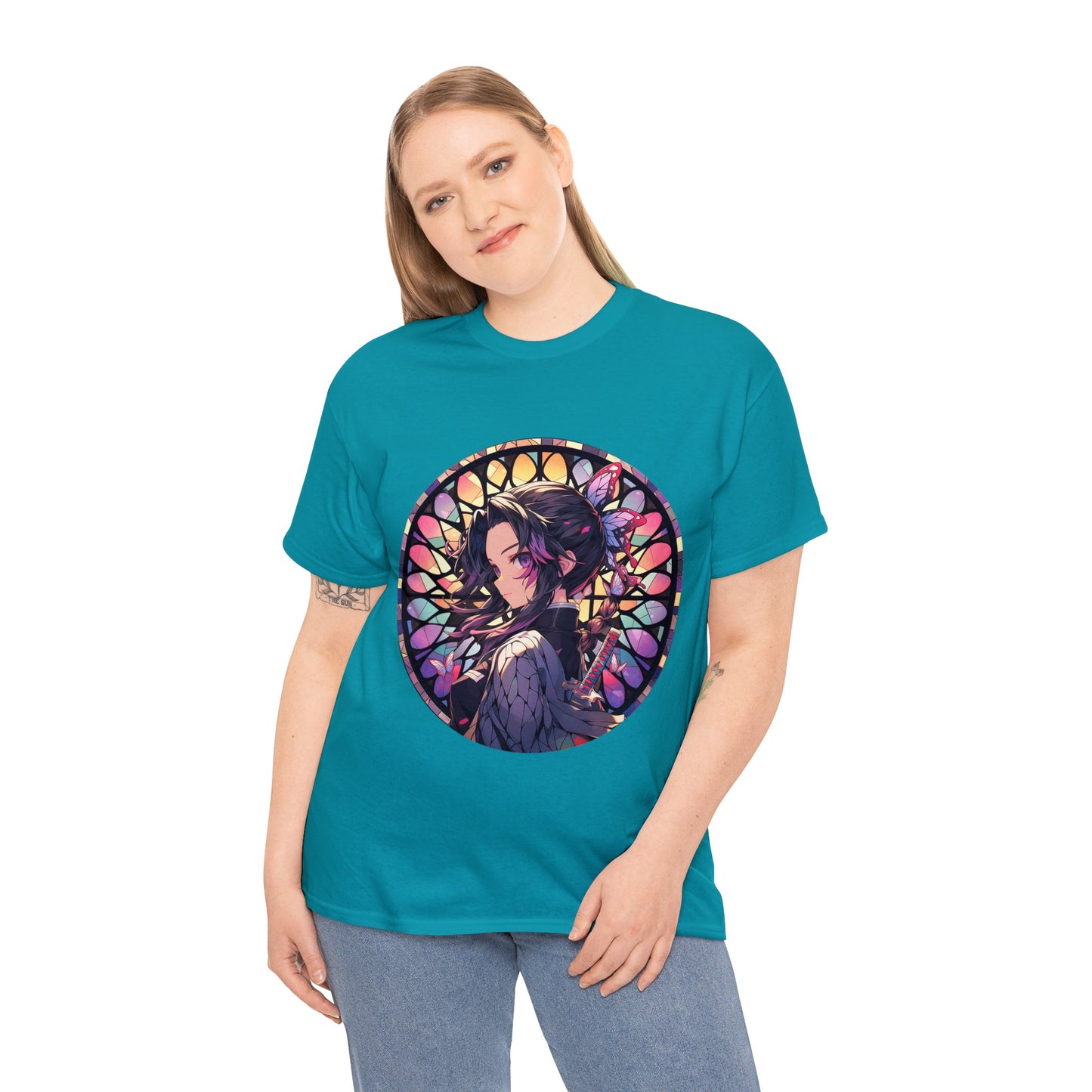 Stained Glass Shinobu Kocho Series Unisex Heavy Cotton Tee