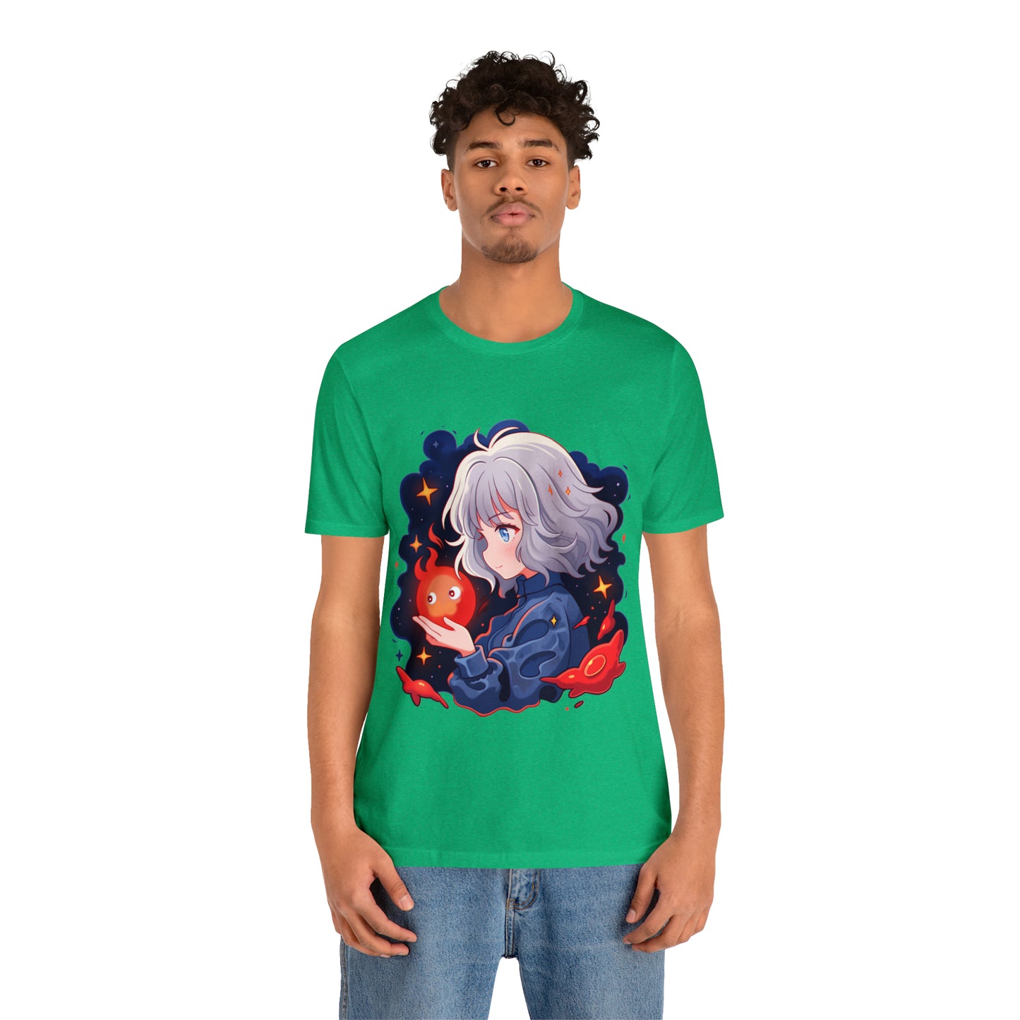 Howl's Moving Castle Jersey Short Sleeve Tee