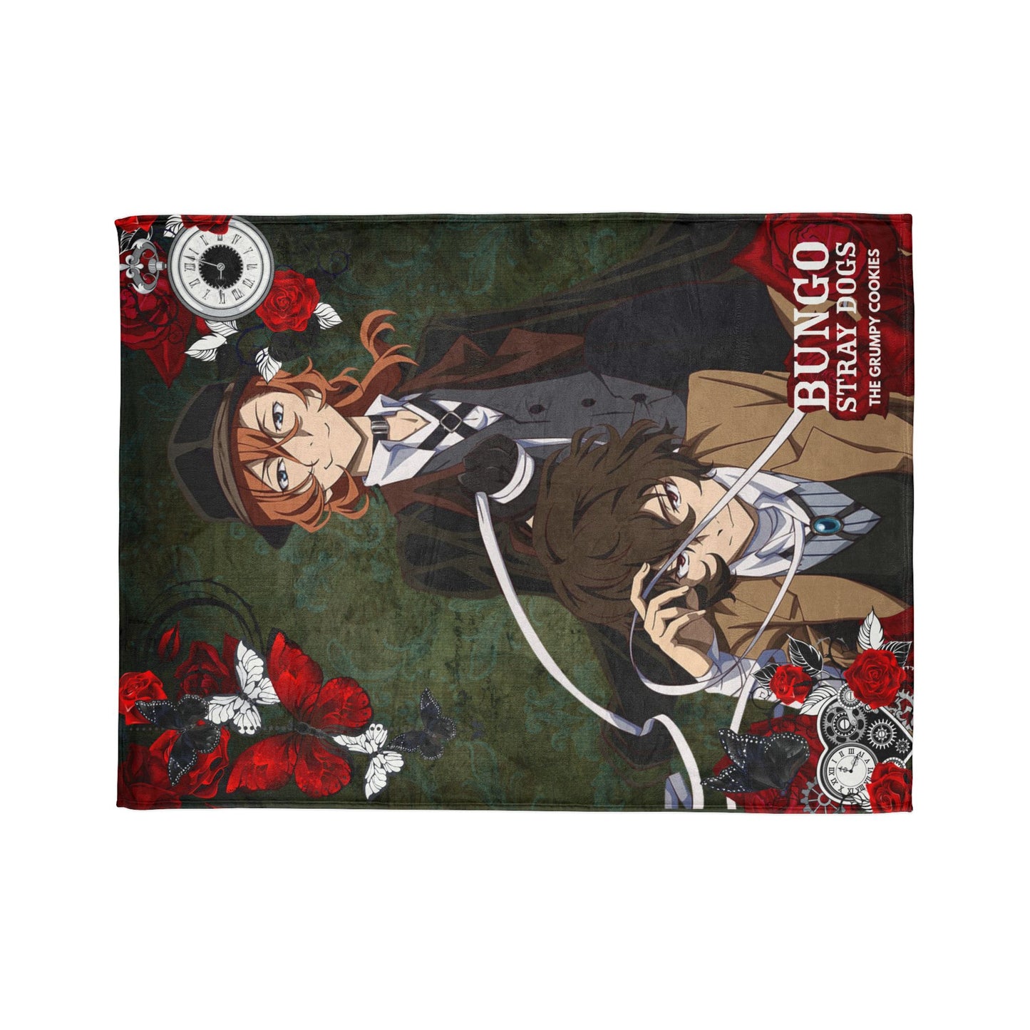 Bungo Stray Dogs- Twin Dark Polyester Blanket