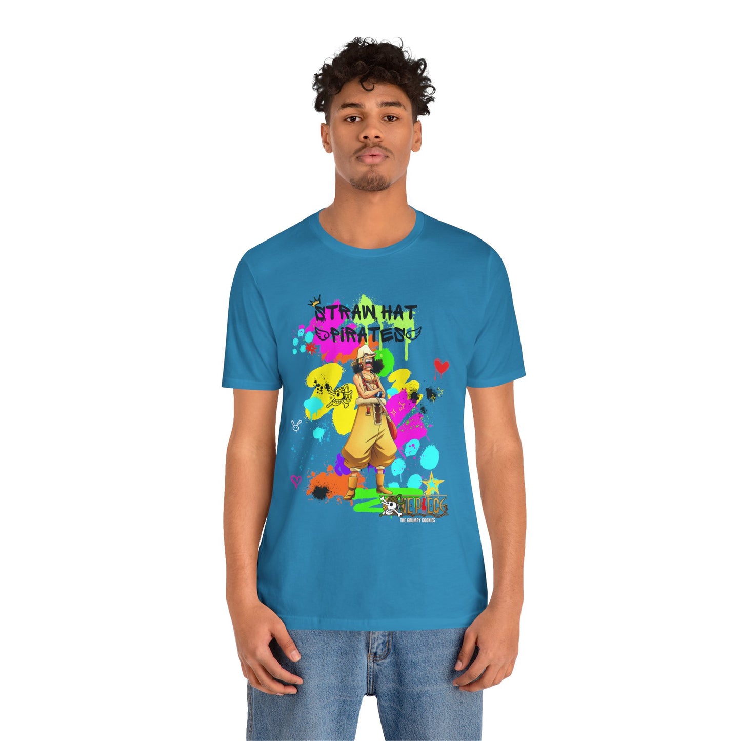 One Piece - Graffiti Usopp  Unisex Jersey Short Sleeve Tee