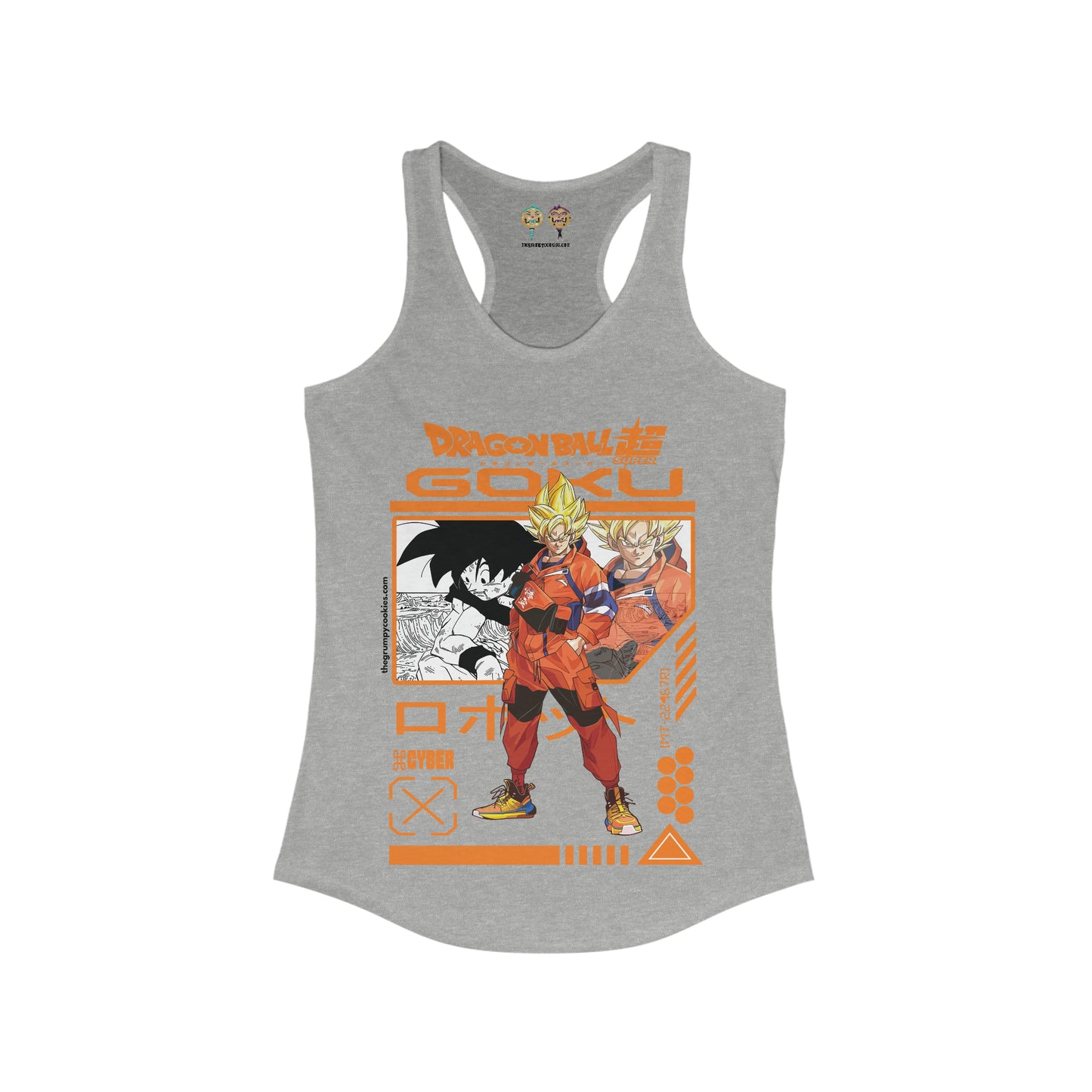 Cyber Goku Women's Ideal Racerback Tank