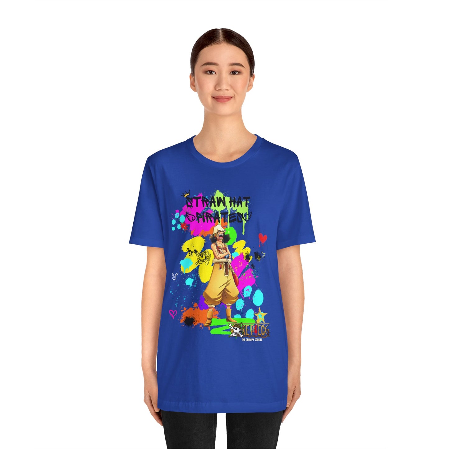 One Piece - Graffiti Usopp  Unisex Jersey Short Sleeve Tee
