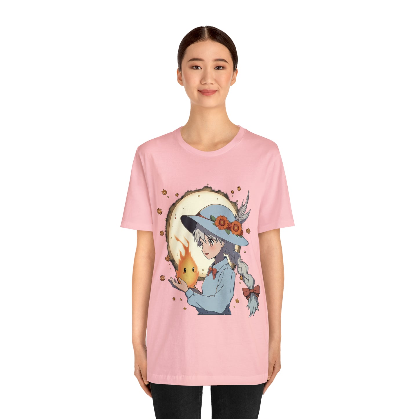 Howl's Moving Castle Jersey Short Sleeve Tee