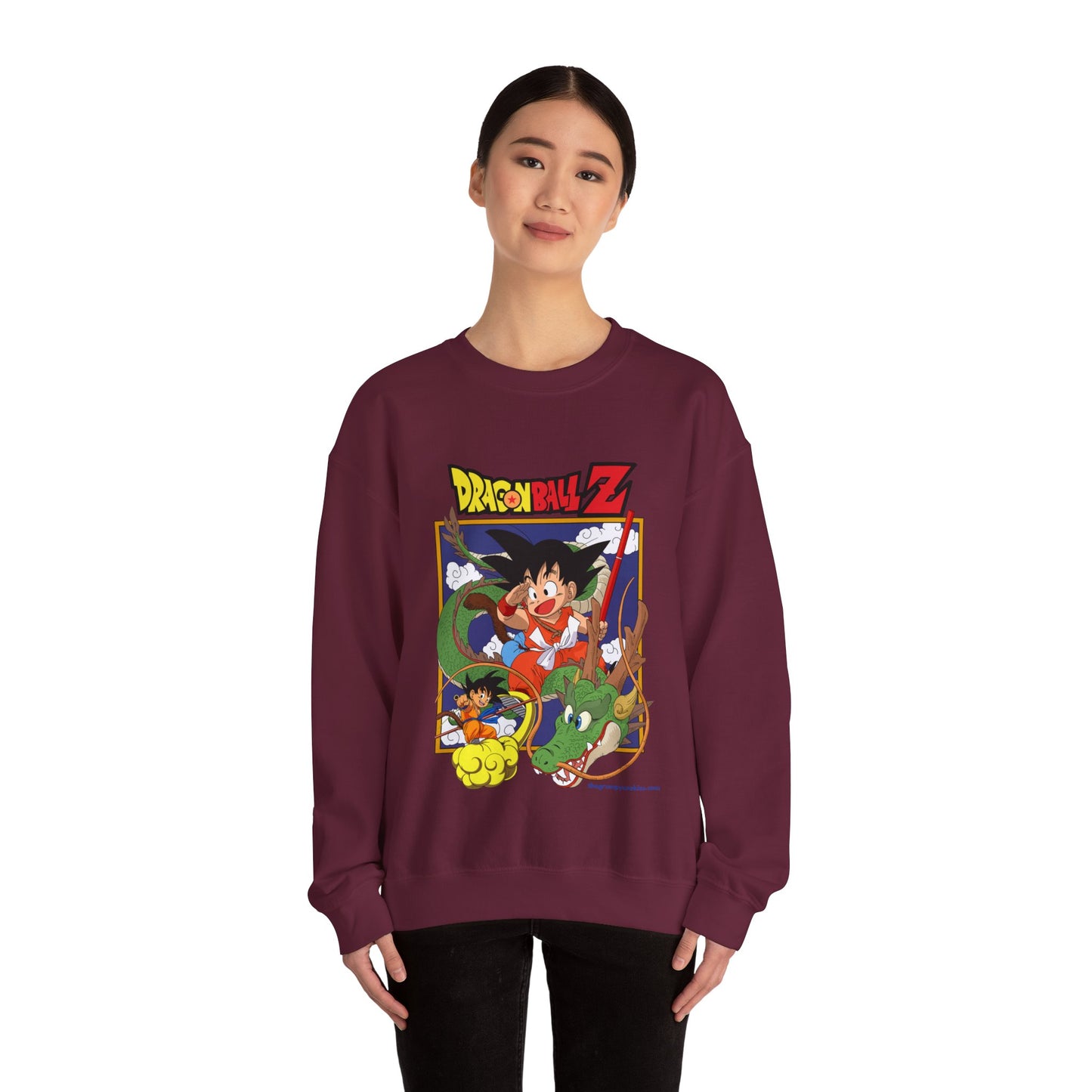 Old School DBZ Unisex Heavy Blend™ Crewneck Sweatshirt