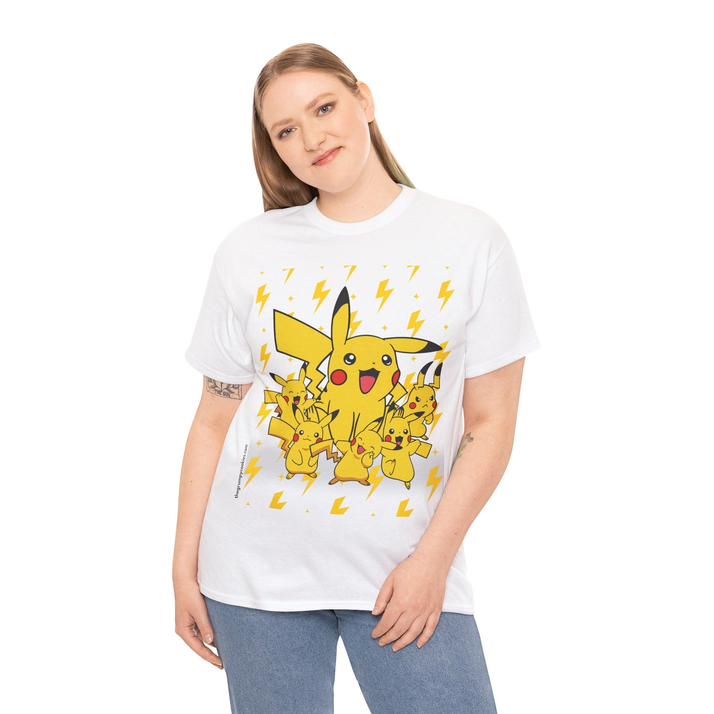 Pika Pika Pika Unisex Heavy Cotton Tee